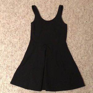 Divided skate dress, black, a-line size 8